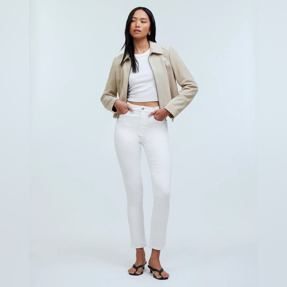 Madewell Stovepipe Jean 26 Pure White